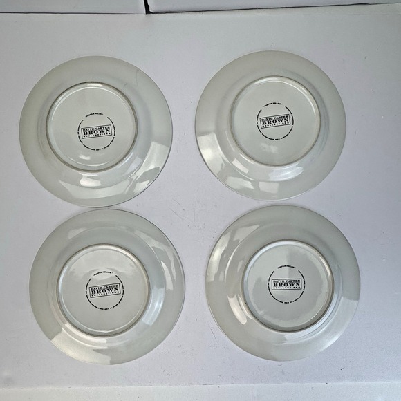 Pottery Barn Martini Appetizer Salad Dessert Plates Set Of 4 Cocktail Party - Picture 2 of 11